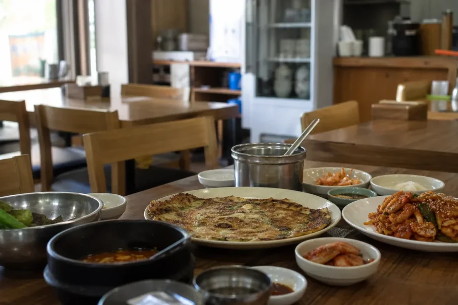 부산 지역 restaurant 방문 전 확인사항을 소개하는 사실적인 참고 이미지