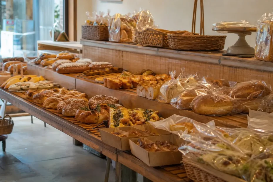 부산 지역 bakery 방문 전 확인사항을 소개하는 사실적인 참고 이미지